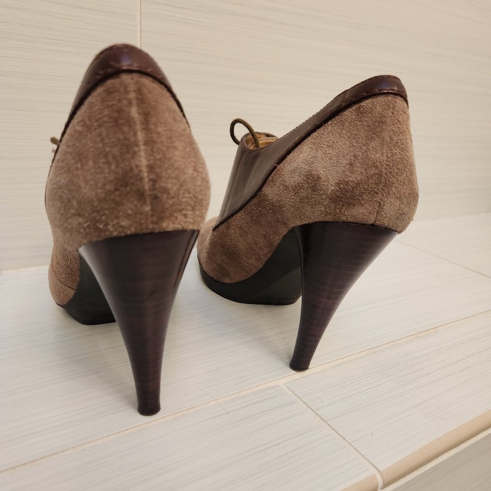 Nine West Candyce Heel Suede/Leather Shoes View 2